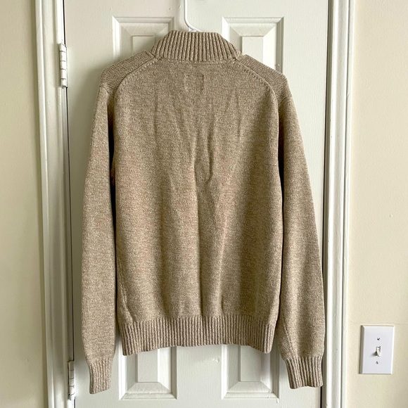 St Johns Bay Cotton Mock Neck Sweater - Medium - Picture 3 of 4